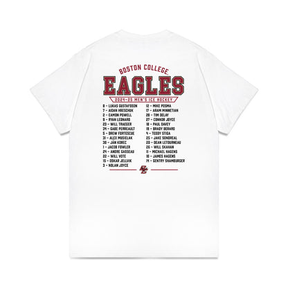 Boston College - NCAA Men's Ice Hockey : Roster Premium T-Shirt-1