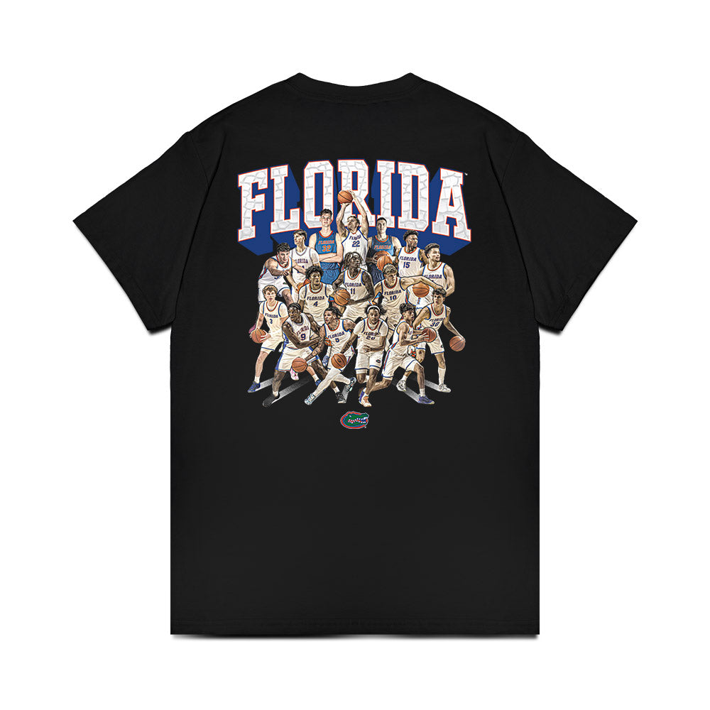 Florida - NCAA Men's Basketball : - Team Collage Premium T-Shirt-1