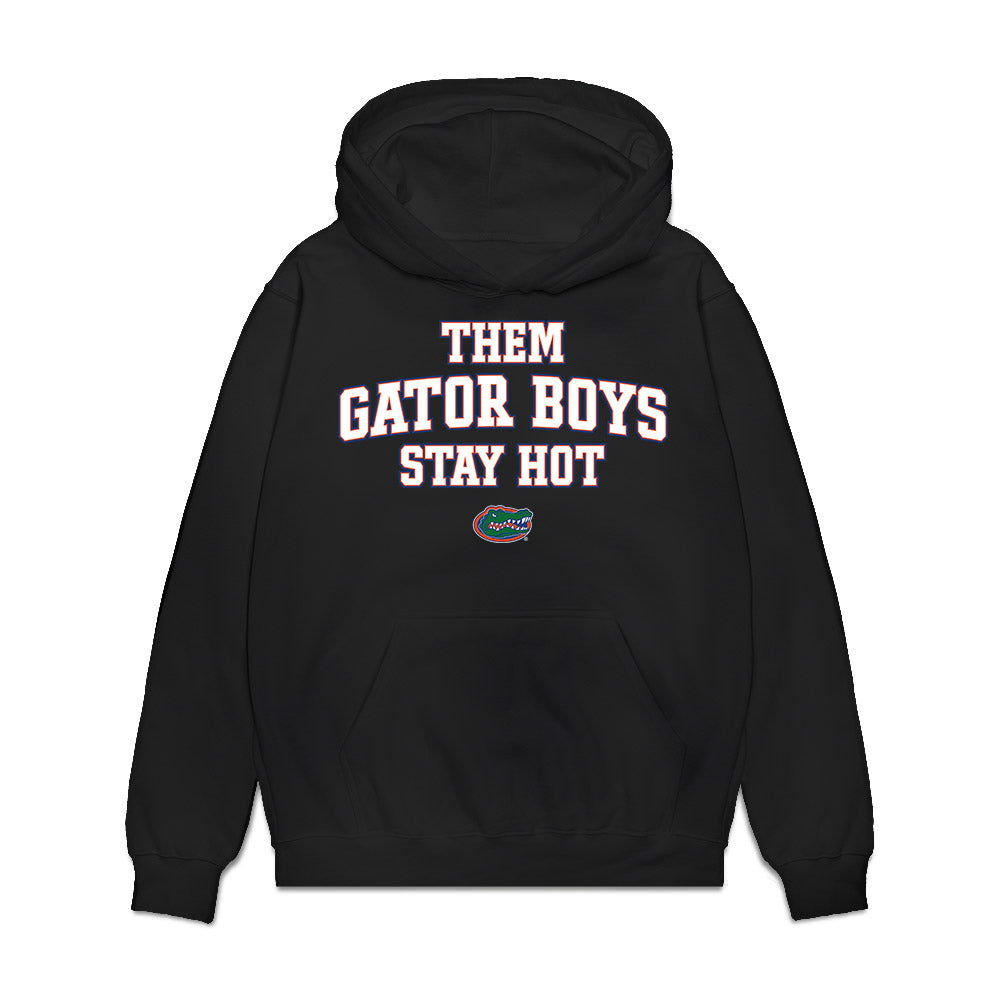 Florida - NCAA Men's Basketball : - Team Collage Premium Hooded Sweatshirt-0