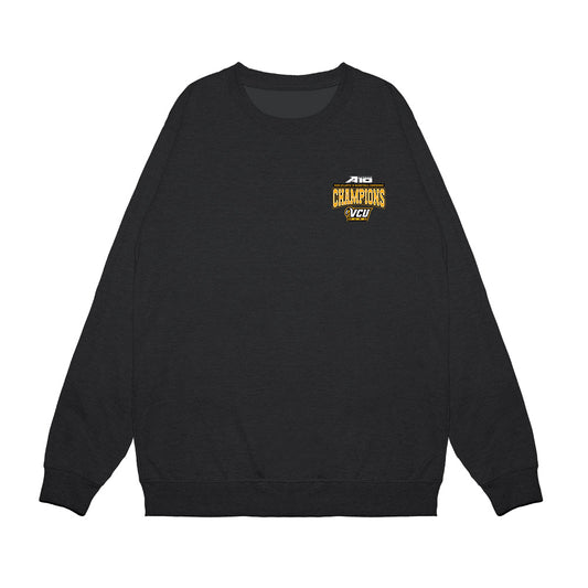 VCU - NCAA Men's Basketball : - Conference Champs Roster Premium Crewneck Sweatshirt-0