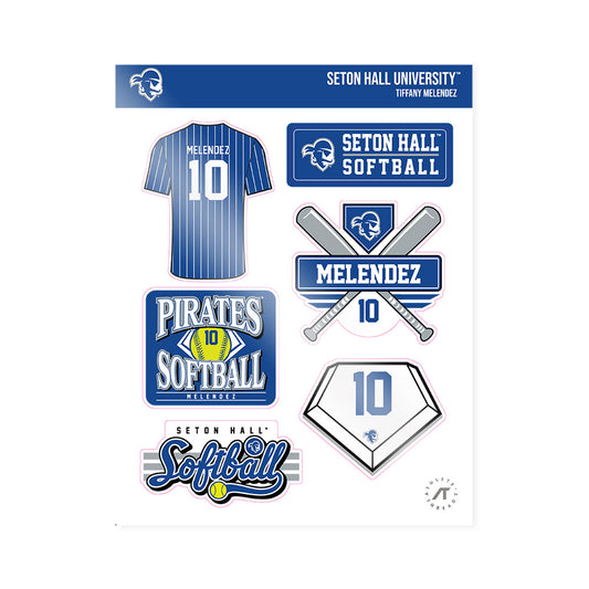 Seton Hall - NCAA Softball : Tiffany Melendez - Sticker Sheet-0