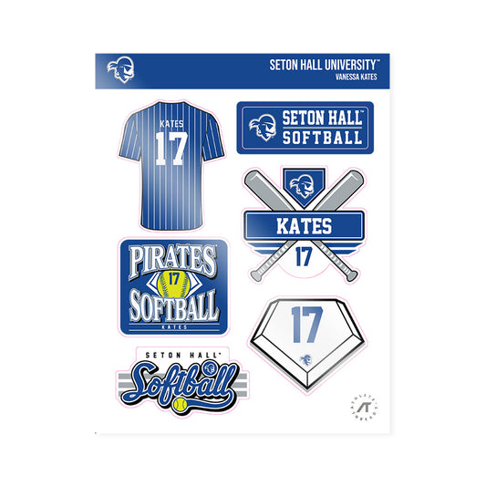 Seton Hall - NCAA Softball : Vanessa Kates - Sticker Sheet-0