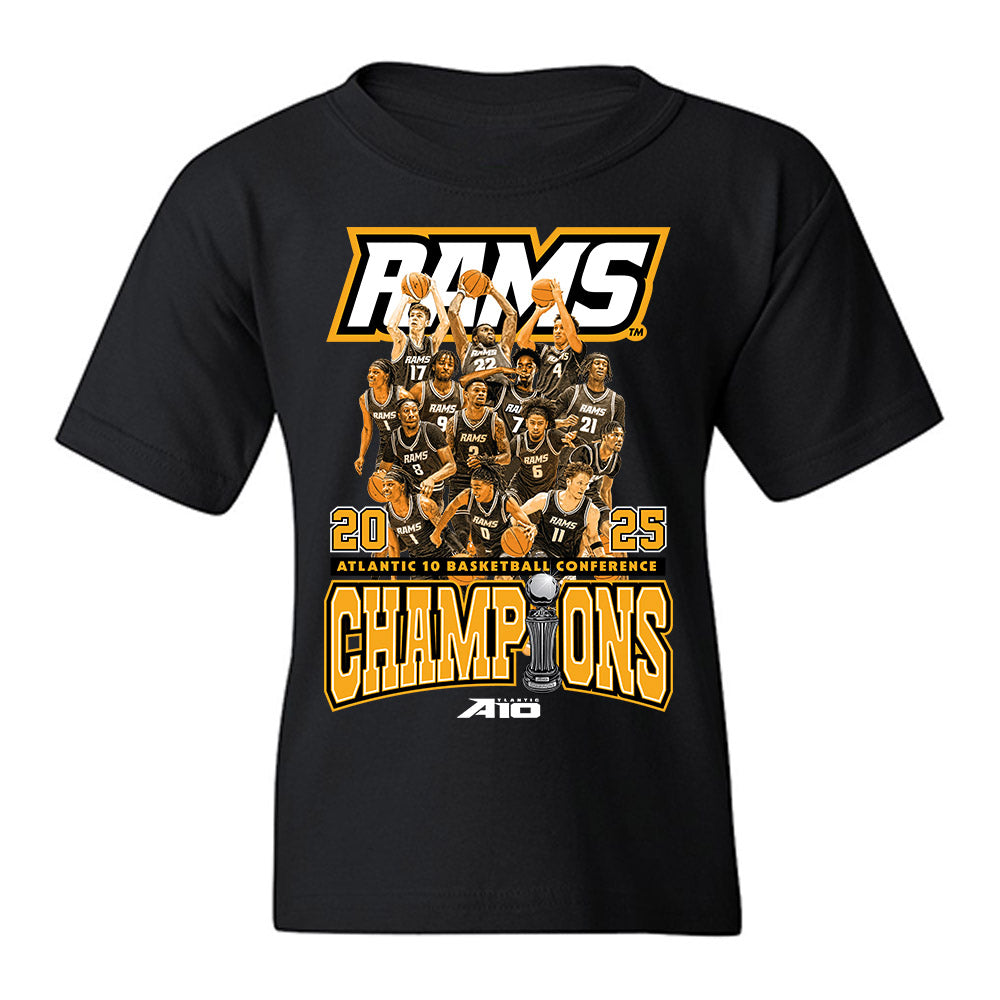 VCU - NCAA Men's Basketball : - Conference Champs Youth T-Shirt-0
