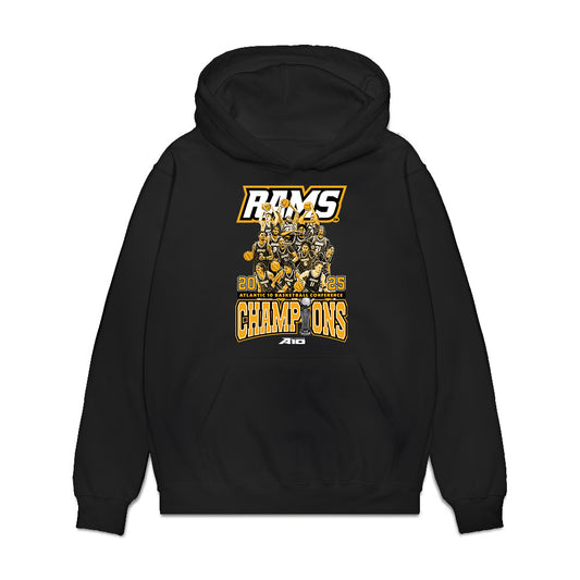 VCU - NCAA Men's Basketball : - Conference Champs Premium Hooded Sweatshirt-0