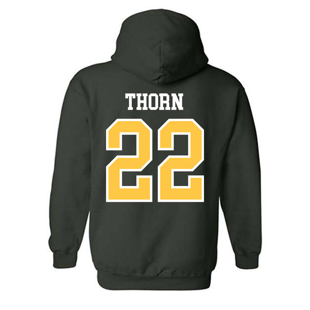 Wayne State - NCAA Men's Basketball : Marshall Thorn - Classic Shersey Hooded Sweatshirt-1