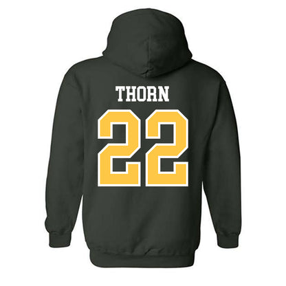 Wayne State - NCAA Men's Basketball : Marshall Thorn - Classic Shersey Hooded Sweatshirt-1