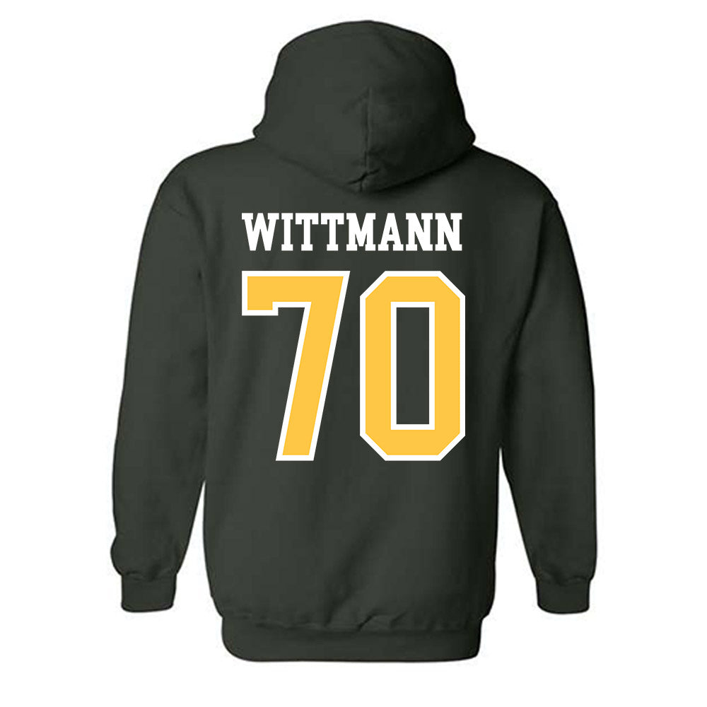 Wayne State - NCAA Football : Evan Wittmann - Classic Shersey Hooded Sweatshirt-1