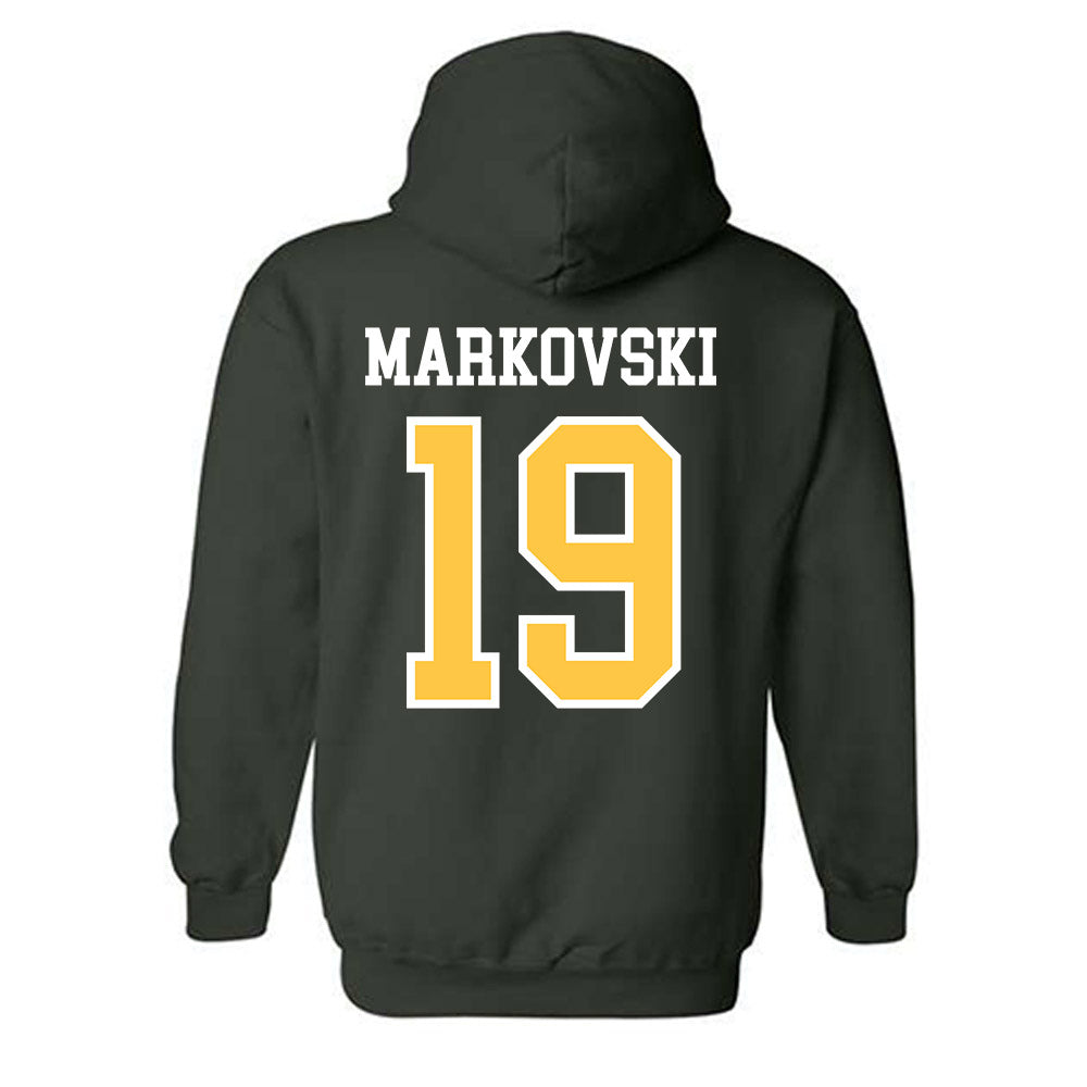 Wayne State - NCAA Football : Anthony Markovski - Classic Shersey Hooded Sweatshirt-1