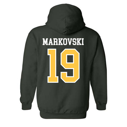 Wayne State - NCAA Football : Anthony Markovski - Classic Shersey Hooded Sweatshirt-1