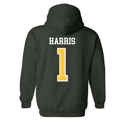 Wayne State - NCAA Football : Manny Harris - Classic Shersey Hooded Sweatshirt-1