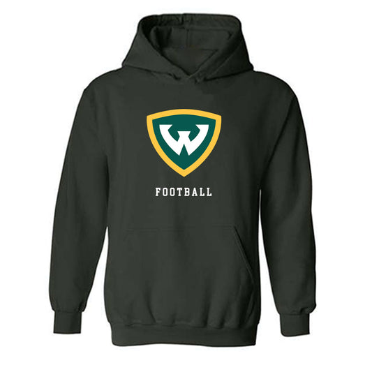 Wayne State - NCAA Football : Michael Jenkins jr - Classic Shersey Hooded Sweatshirt-0