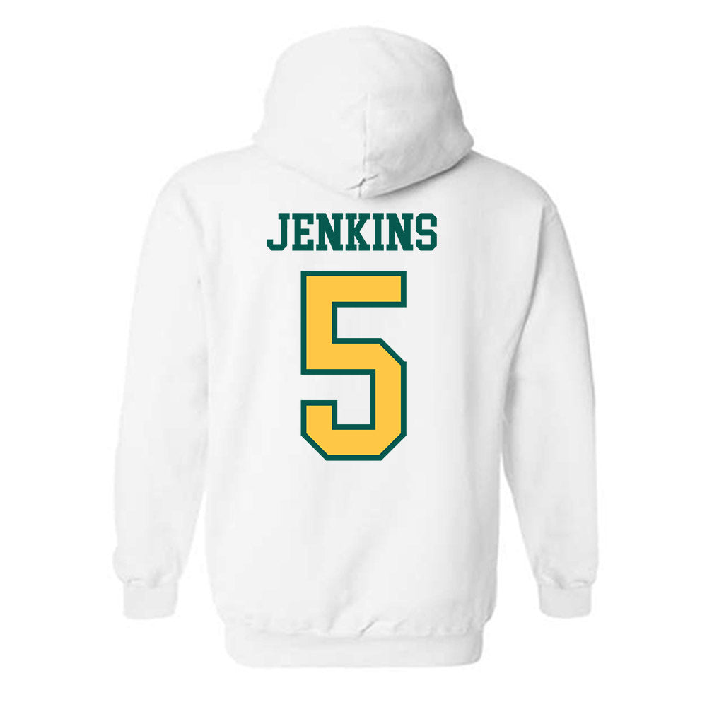 Wayne State - NCAA Men's Basketball : Jalen Jenkins - Classic Shersey Hooded Sweatshirt-1