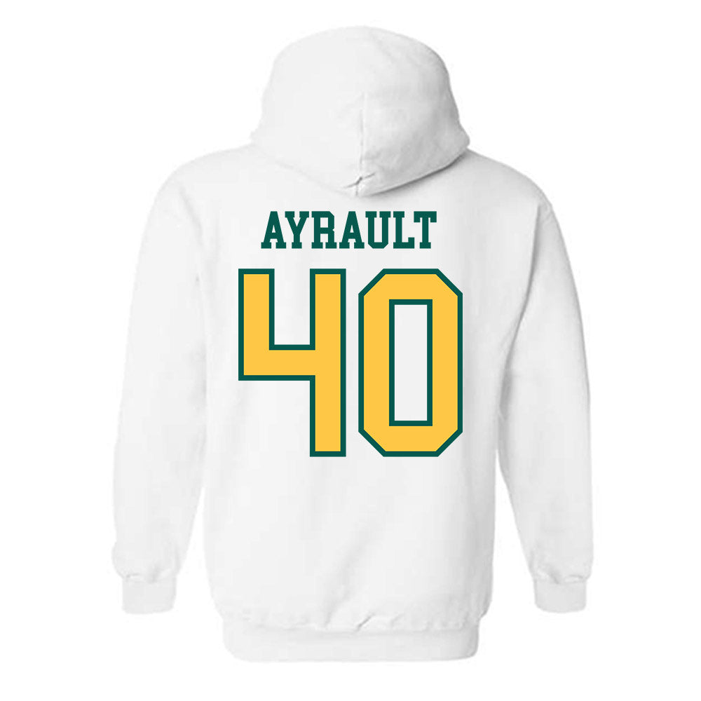 Wayne State - NCAA Men's Basketball : Adam Ayrault - Classic Shersey Hooded Sweatshirt-1