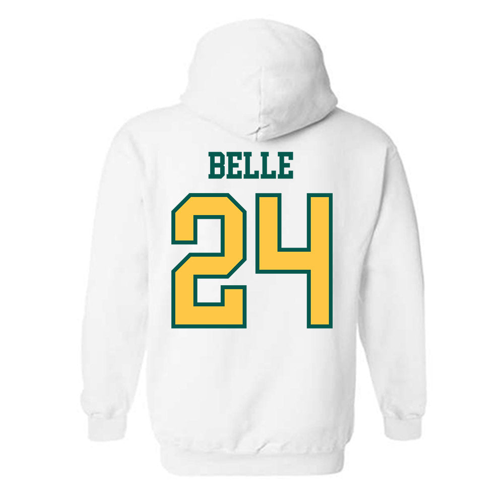 Wayne State - NCAA Men's Basketball : Devin Belle - Classic Shersey Hooded Sweatshirt-1
