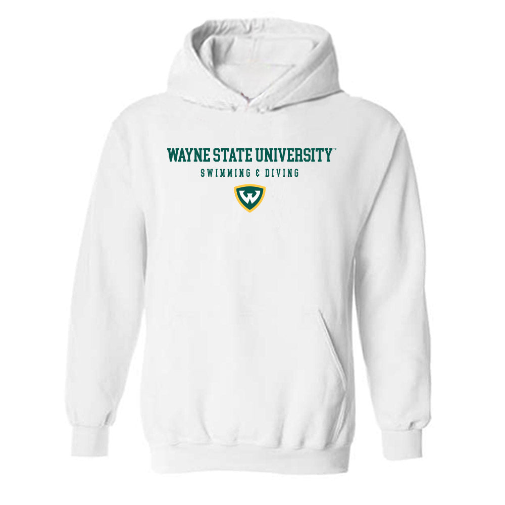 Wayne State - NCAA Men's Swimming & Diving : Matthew Hernandez - Classic Shersey Hooded Sweatshirt-0