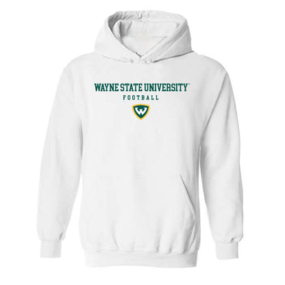 Wayne State - NCAA Football : Brock Carpenter - Classic Shersey Hooded Sweatshirt-0