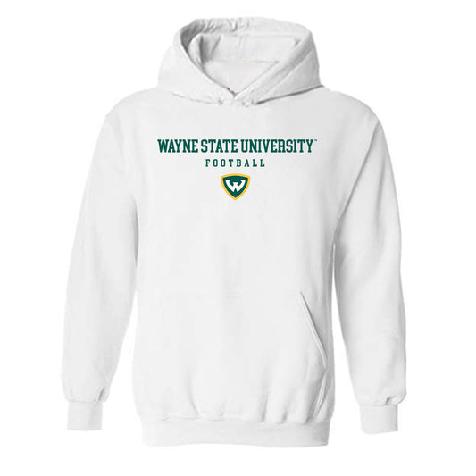 Wayne State - NCAA Football : Kenneth Franklin - Classic Shersey Hooded Sweatshirt-0