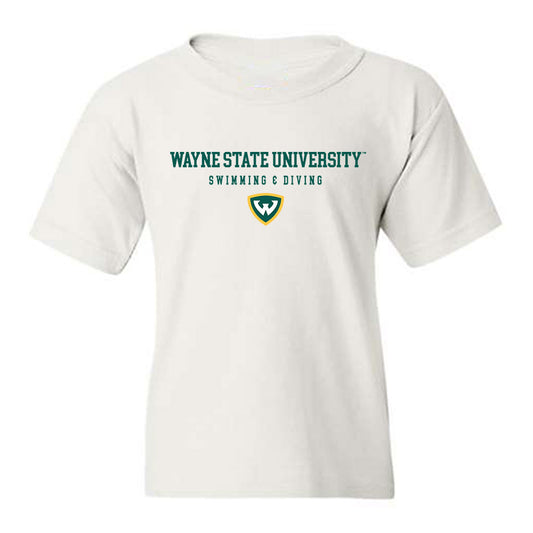 Wayne State - NCAA Women's Swimming & Diving : Diana Muccioli - Classic Shersey Youth T-Shirt-0