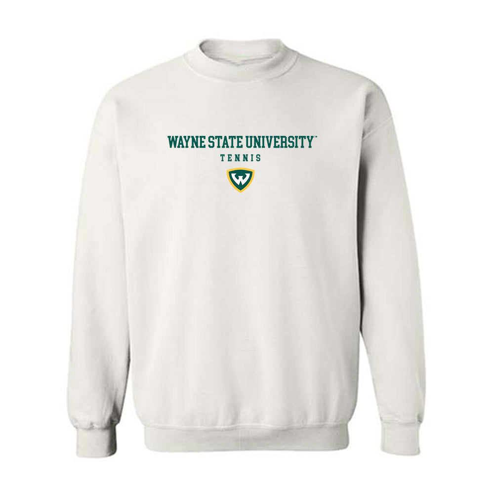 Wayne State - NCAA Men's Tennis : Maxence Faniel - Classic Shersey Crewneck Sweatshirt-0