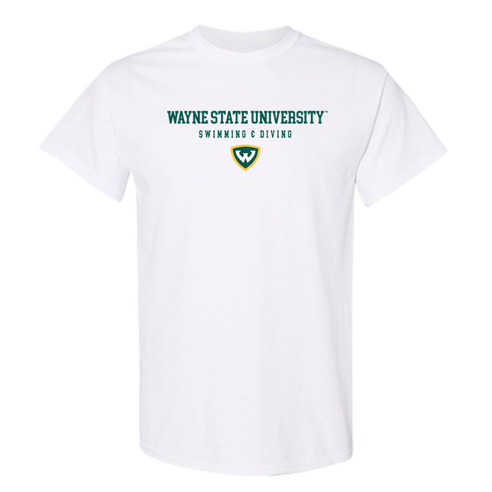 Wayne State - NCAA Men's Swimming & Diving : Leland Curanovic - Classic Shersey T-Shirt-0