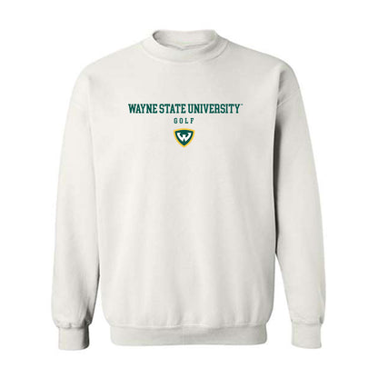 Wayne State - NCAA Men's Golf : Aidan Treharne - Classic Shersey Crewneck Sweatshirt-0