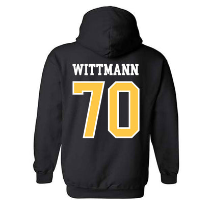 Wayne State - NCAA Football : Evan Wittmann - Classic Shersey Hooded Sweatshirt-1