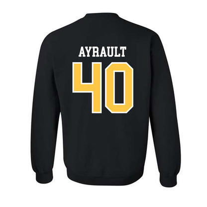 Wayne State - NCAA Men's Basketball : Adam Ayrault - Classic Shersey Crewneck Sweatshirt-1