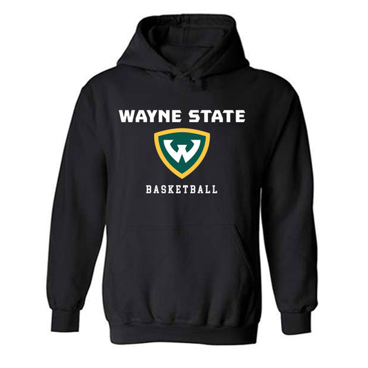 Wayne State - NCAA Men's Basketball : Chris Mutebi - Classic Shersey Hooded Sweatshirt-0