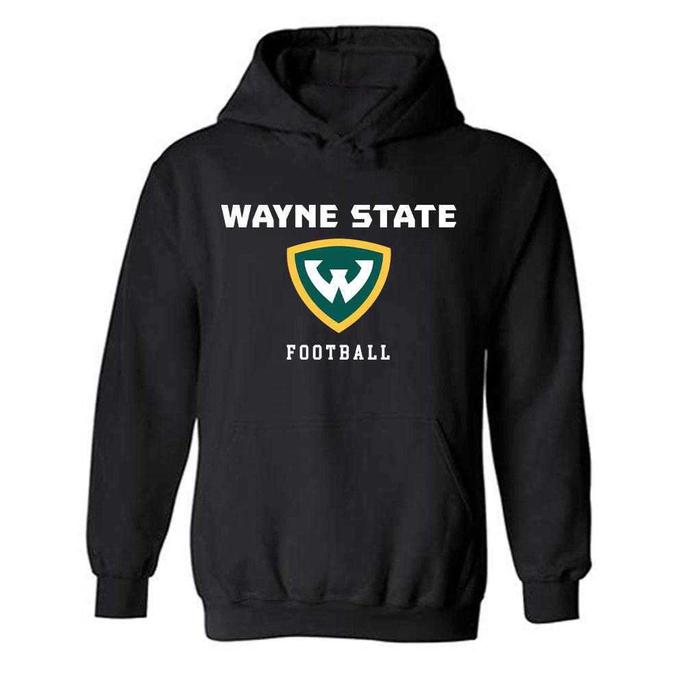Wayne State - NCAA Football : Brock Carpenter - Classic Shersey Hooded Sweatshirt-0