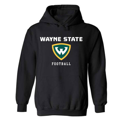 Wayne State - NCAA Football : Brock Carpenter - Classic Shersey Hooded Sweatshirt-0