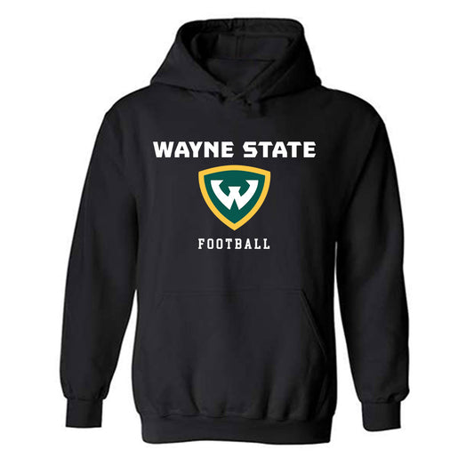 Wayne State - NCAA Football : Malik Shephard - Classic Shersey Hooded Sweatshirt-0