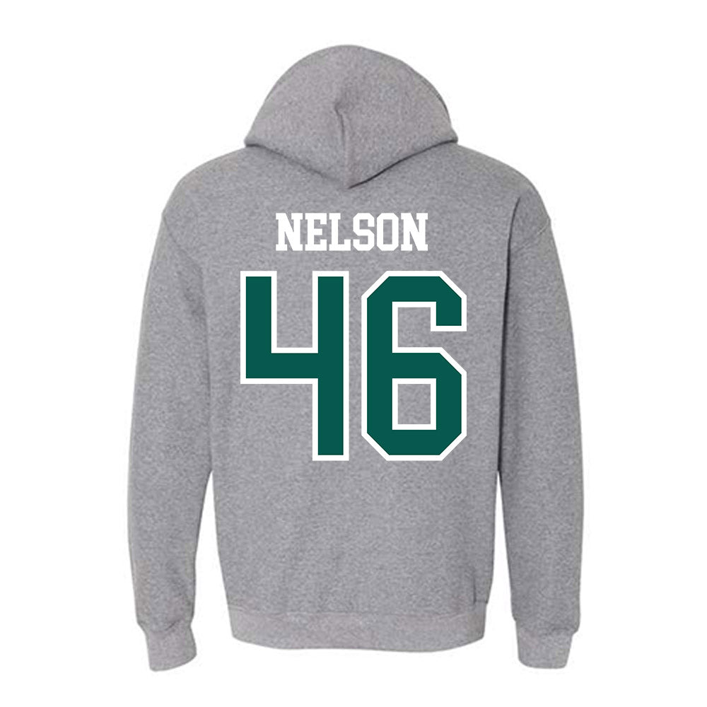 Wayne State - NCAA Football : Johnny Nelson - Classic Shersey Hooded Sweatshirt-1