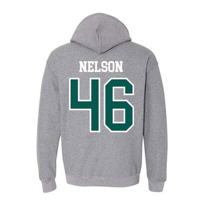 Wayne State - NCAA Football : Johnny Nelson - Classic Shersey Hooded Sweatshirt-1