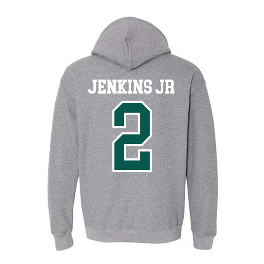 Wayne State - NCAA Football : Michael Jenkins jr - Classic Shersey Hooded Sweatshirt-1