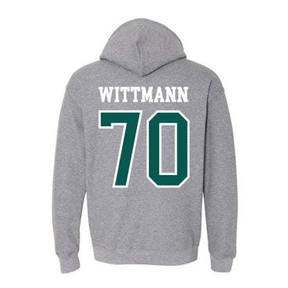 Wayne State - NCAA Football : Evan Wittmann - Classic Shersey Hooded Sweatshirt-1