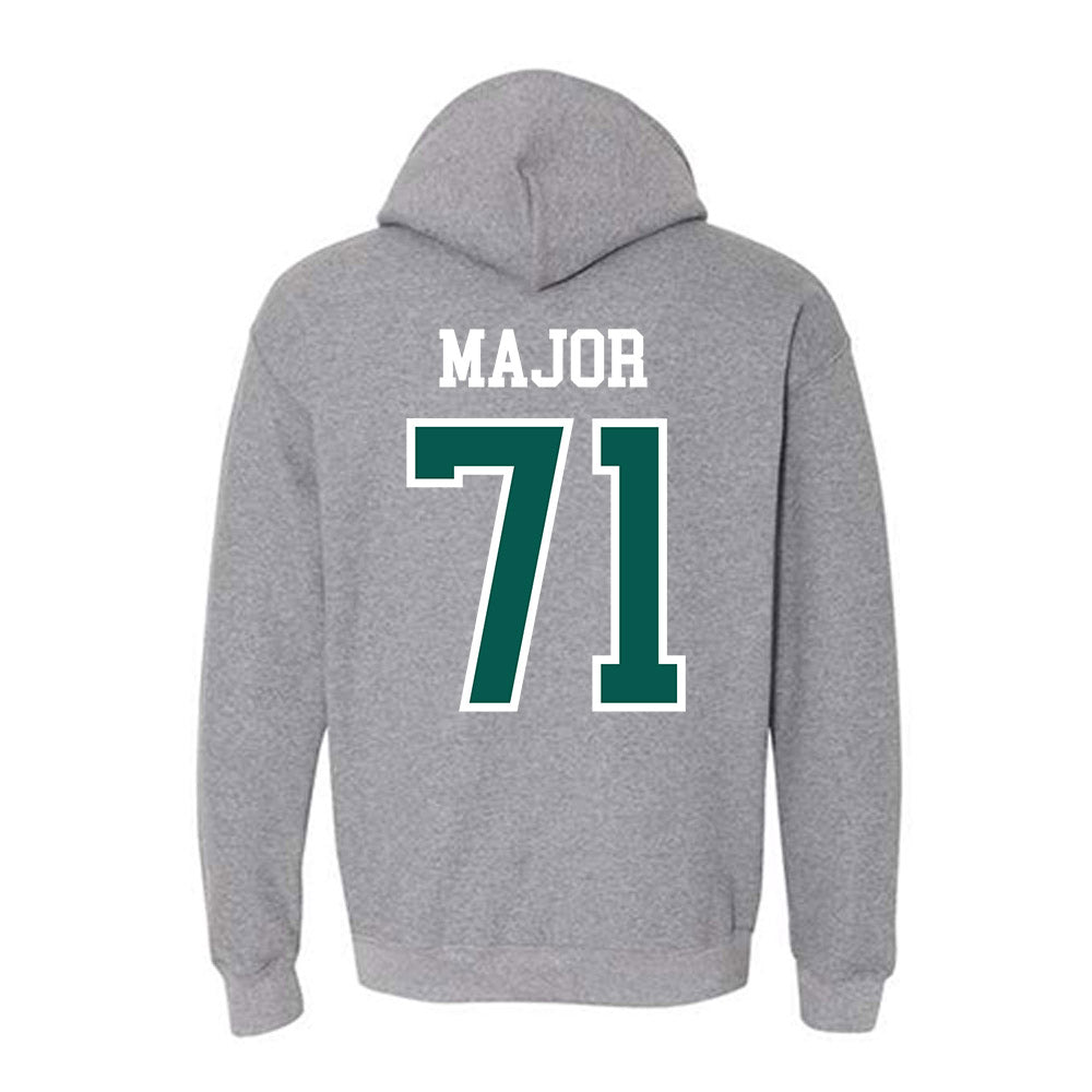 Wayne State - NCAA Football : Jonathan Major - Classic Shersey Hooded Sweatshirt-1
