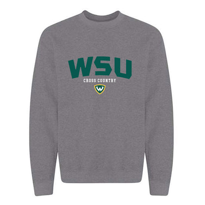 Wayne State - NCAA Men's Cross Country : David Mann - Classic Shersey Crewneck Sweatshirt-0