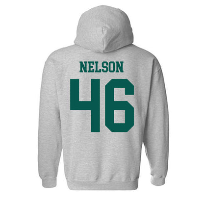 Wayne State - NCAA Football : Johnny Nelson - Classic Shersey Hooded Sweatshirt-1