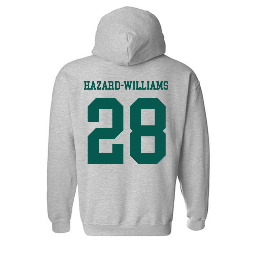 Wayne State - NCAA Football : John Hazard-Williams - Classic Shersey Hooded Sweatshirt-1