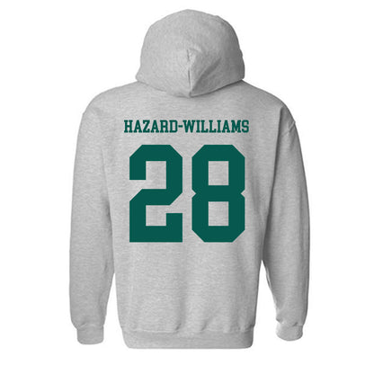Wayne State - NCAA Football : John Hazard-Williams - Classic Shersey Hooded Sweatshirt-1