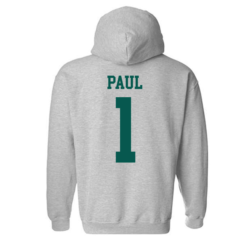 Wayne State - NCAA Men's Basketball : Carlos Paul - Classic Shersey Hooded Sweatshirt-1
