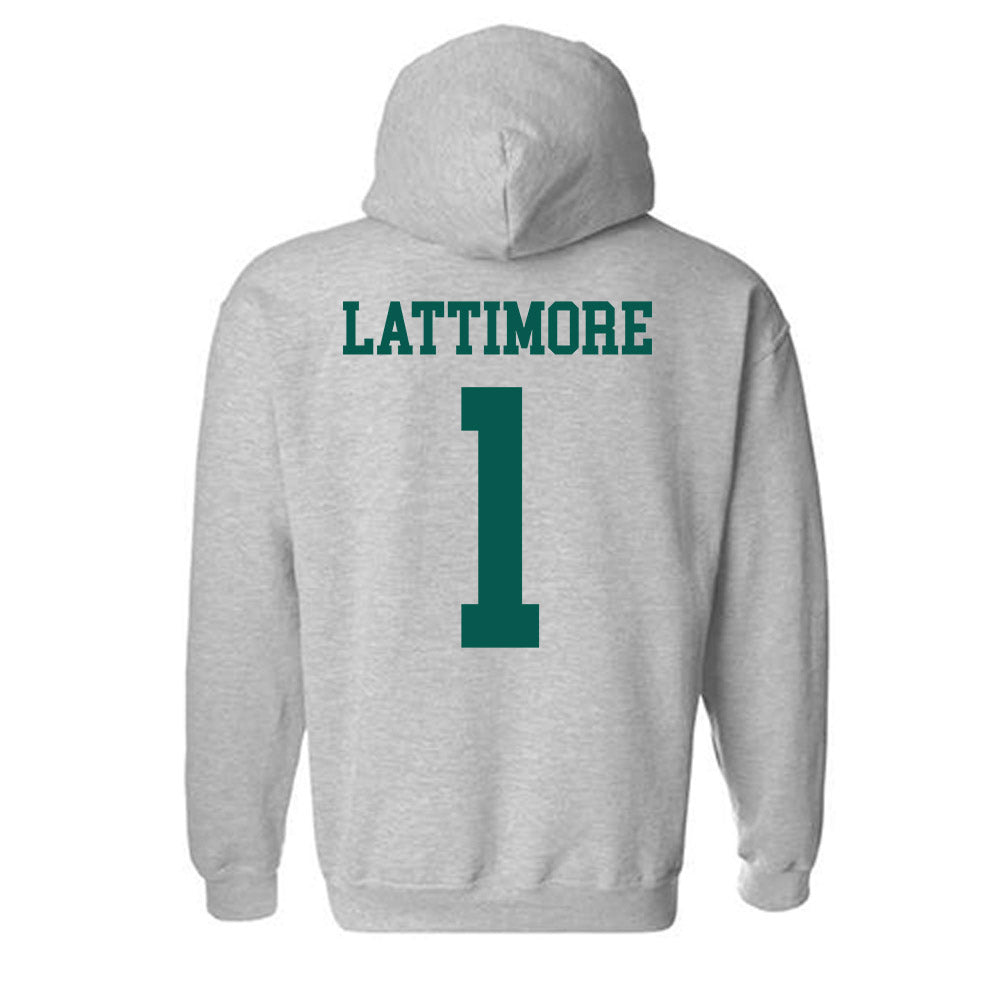 Wayne State - NCAA Football : Joseph Lattimore - Classic Shersey Hooded Sweatshirt-1