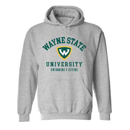 Wayne State - NCAA Women's Swimming & Diving : Danika Fessenden - Classic Shersey Hooded Sweatshirt-0