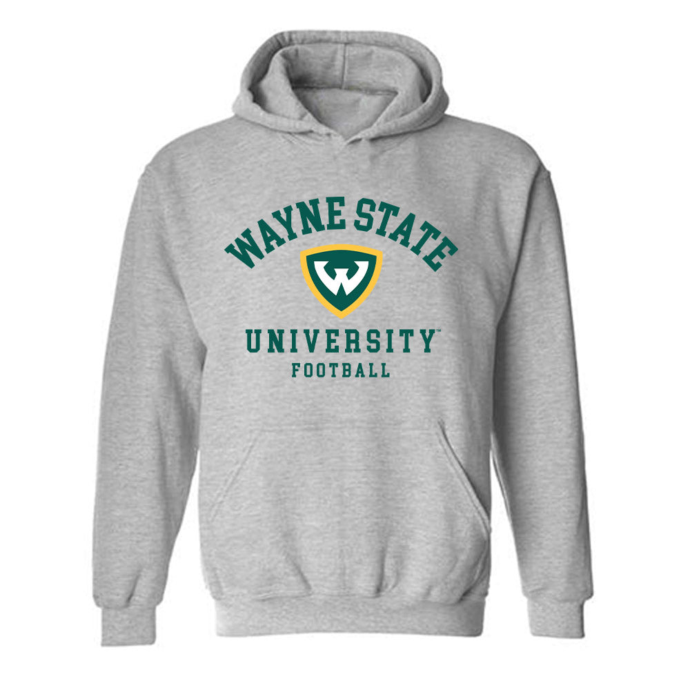 Wayne State - NCAA Football : Champion Edwards - Classic Shersey Hooded Sweatshirt-0