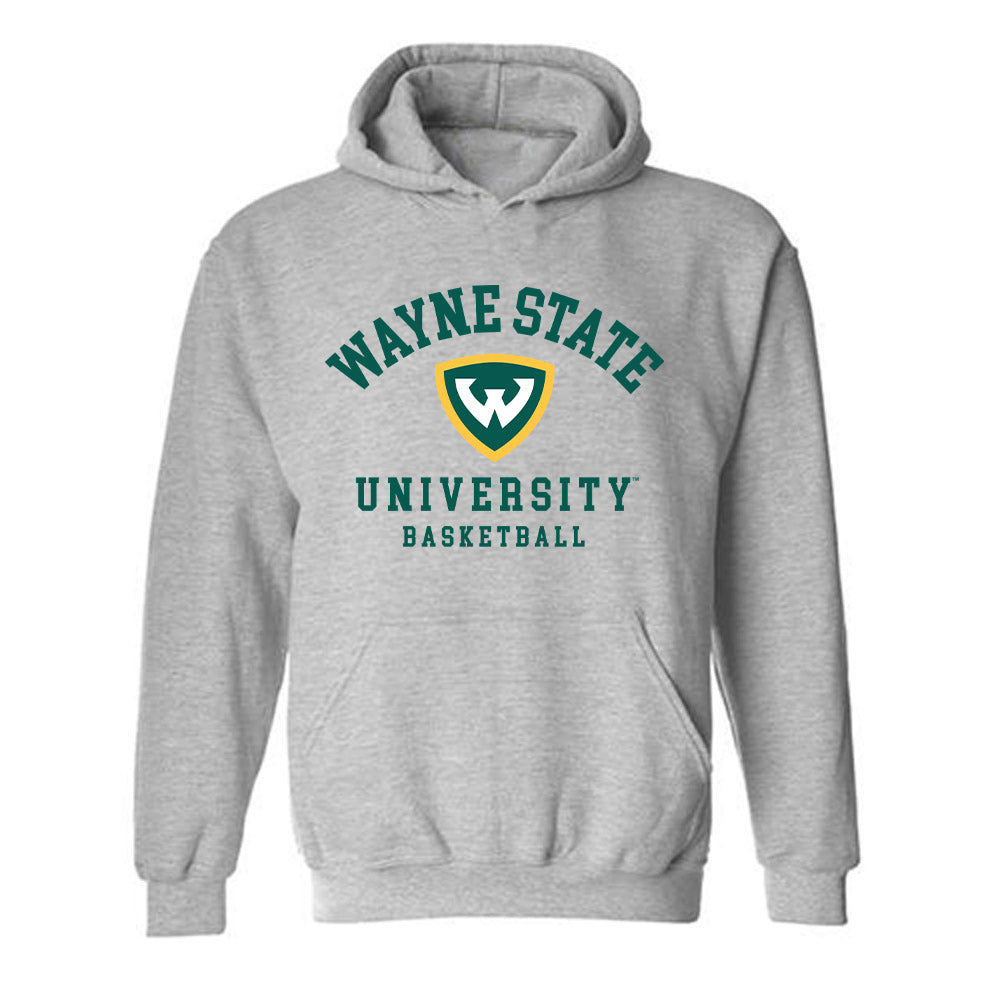 Wayne State - NCAA Men's Basketball : Marshall Thorn - Classic Shersey Hooded Sweatshirt-0