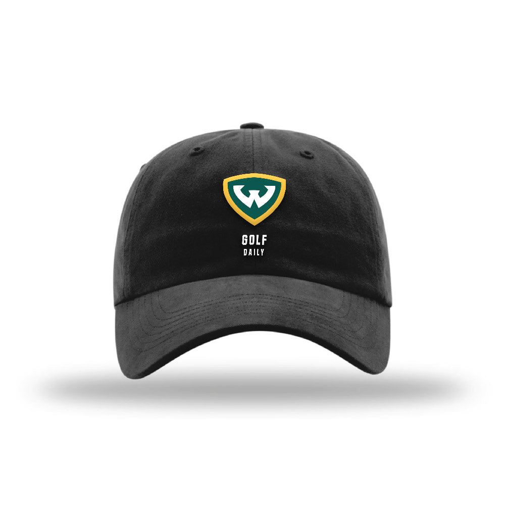 Wayne State - NCAA Men's Golf : Andrew Daily - Garment Washed Twill-0