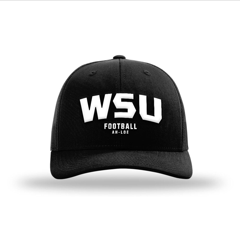 Wayne State - NCAA Football : Tanielu Ah-Loe - Snapback Trucker Hat-0
