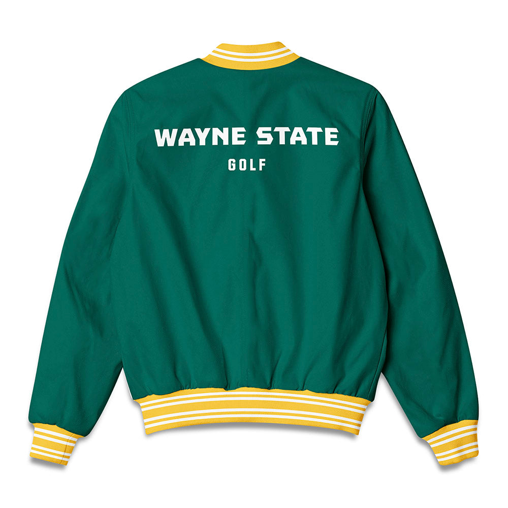 Wayne State - NCAA Men's Golf : Jack Julian - Bomber Jacket-1