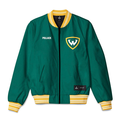 Wayne State - NCAA Men's Golf : Will Pollack - Bomber Jacket-0