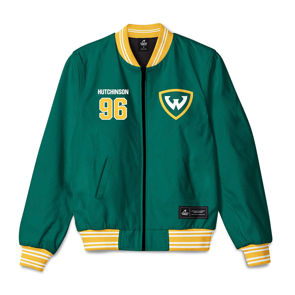 Wayne State - NCAA Football : Jordan Hutchinson - Bomber Jacket-0